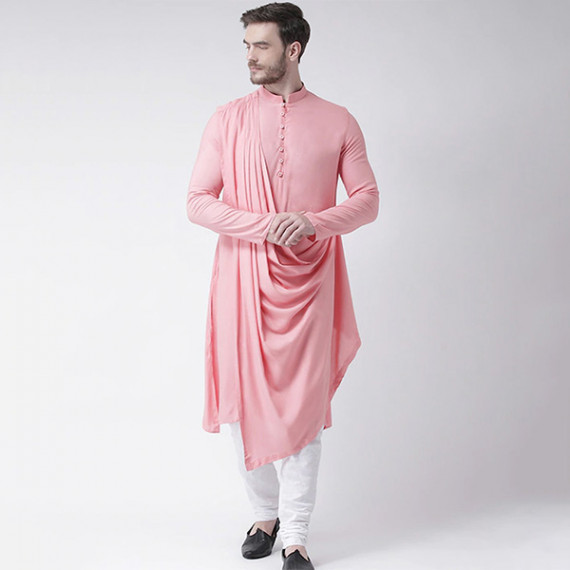 https://dailysales.in/vi/products/men-pink-solid-straight-kurta-with-attached-drape