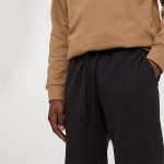 Men Black Regular Fit Joggers