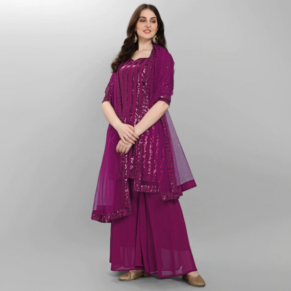 https://dailysales.in/products/purple-embroidered-sequined-silk-georgette-semi-stitched-dress-material