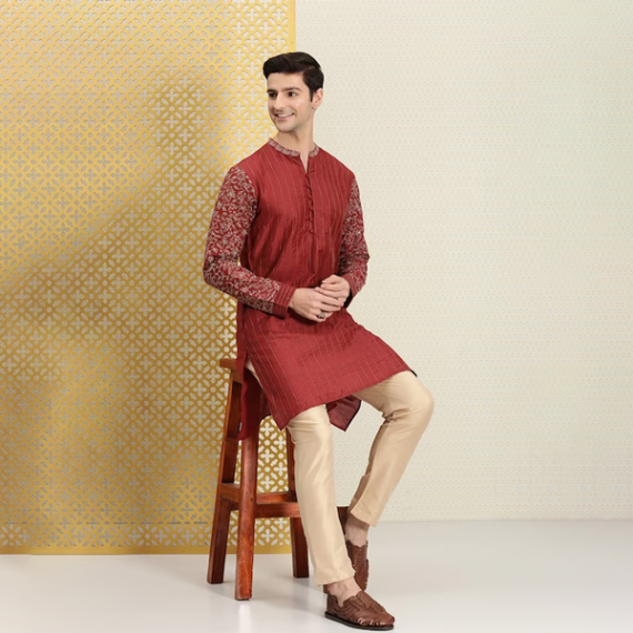 https://dailysales.in/products/men-red-gold-toned-ethnic-motifs-printed-thread-work-kurta