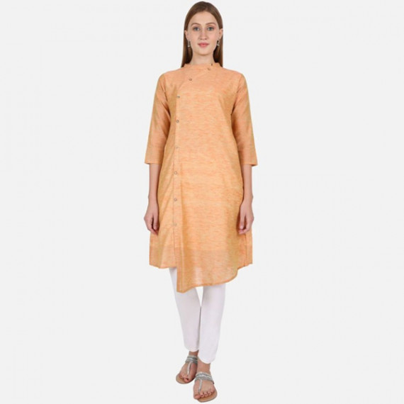 https://dailysales.in/products/women-orange-solid-a-line-cotton-kurta