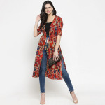 Women Multicoloured Printed Shrug