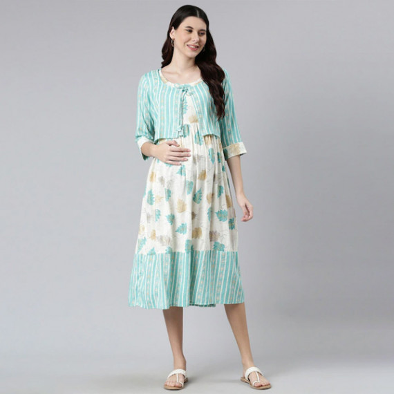 https://dailysales.in/products/women-off-white-green-floral-maternity-a-line-midi-dress